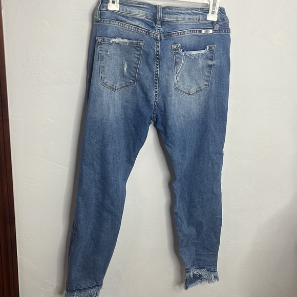 Kancan distressed skinny jeans size 13/30 - Picture 6 of 11